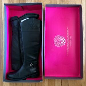 Vince Camuto Black Tall Riding Boots